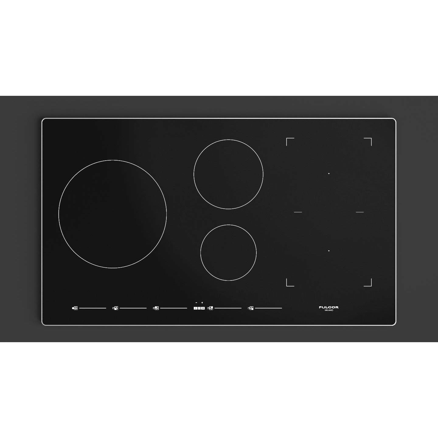 Fulgor Milano 36" Induction Cooktop with 5 Magnetic Burners - F7IT36S1 I Luxury Appliances Direct
