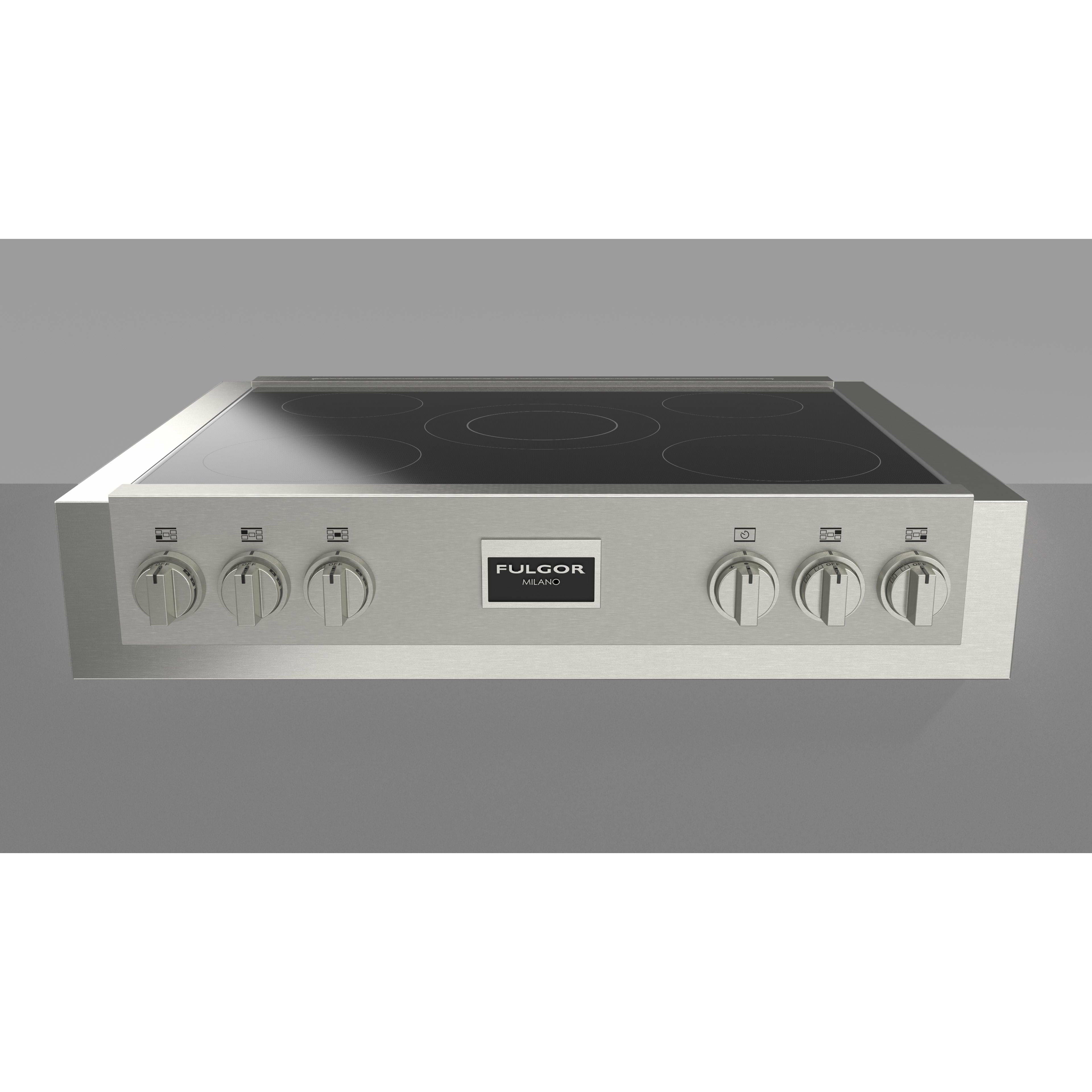 Fulgor Milano 36" Induction Rangetop with 5 Cooking Zones, Stainless Steel - F6IRT365S1 I Luxury Appliances Direct