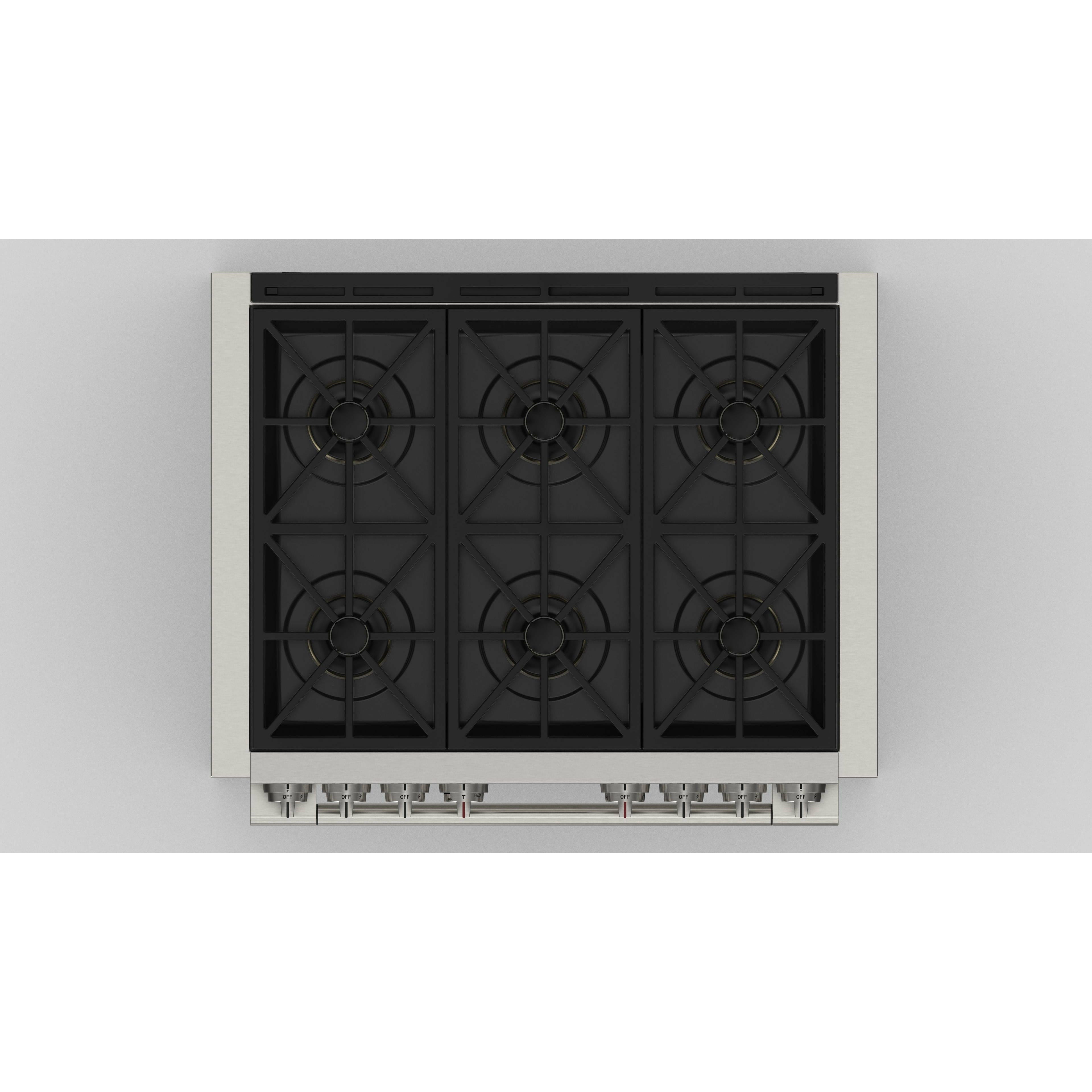 Fulgor Milano 36" Professional Gas Range with 6 Dual-Flame Burners, 5.7 cu. ft. Capacity, Stainless Steel - F6PGR366S2 I Luxury Appliances Direct