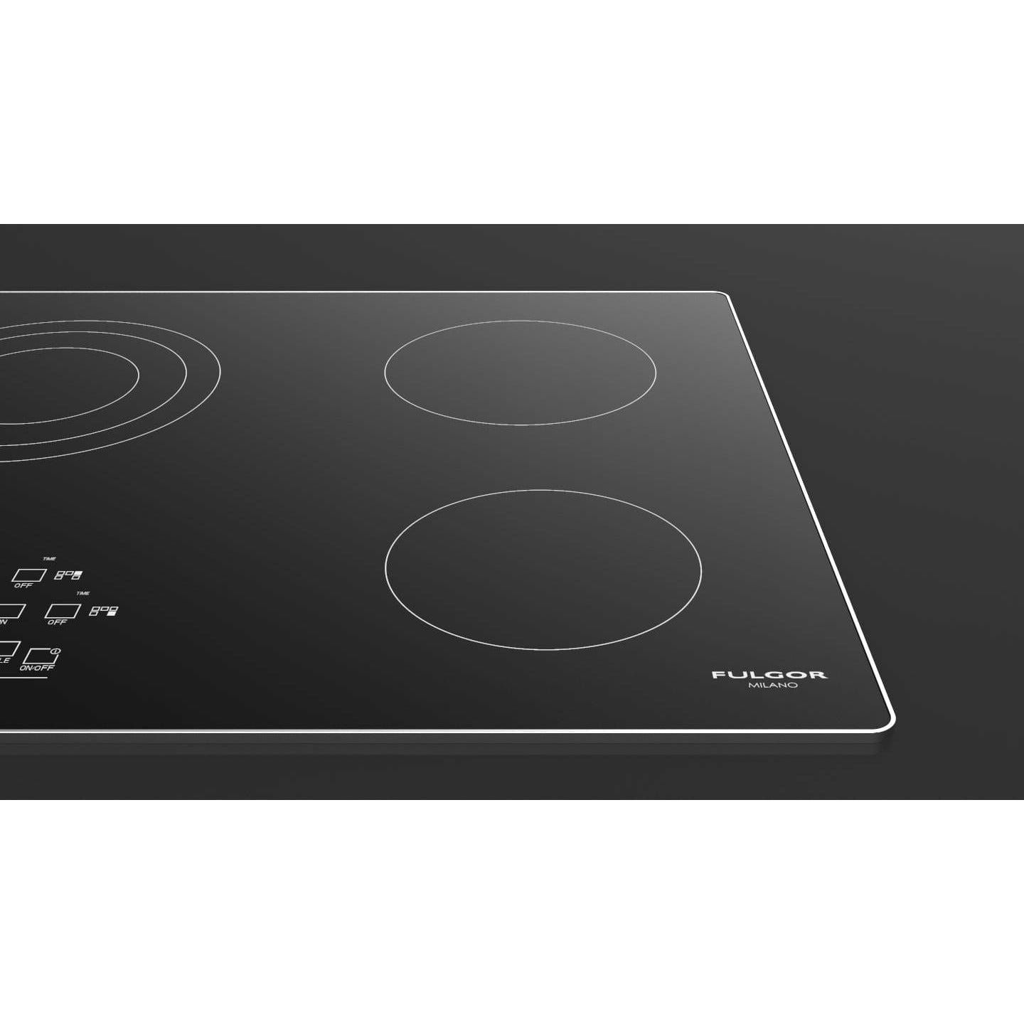 Fulgor Milano 36" Touch Radiant Electric Cooktop with 5 Elements, Glass Ceramic Surface - F6RT36S2 I Luxury Appliances Direct