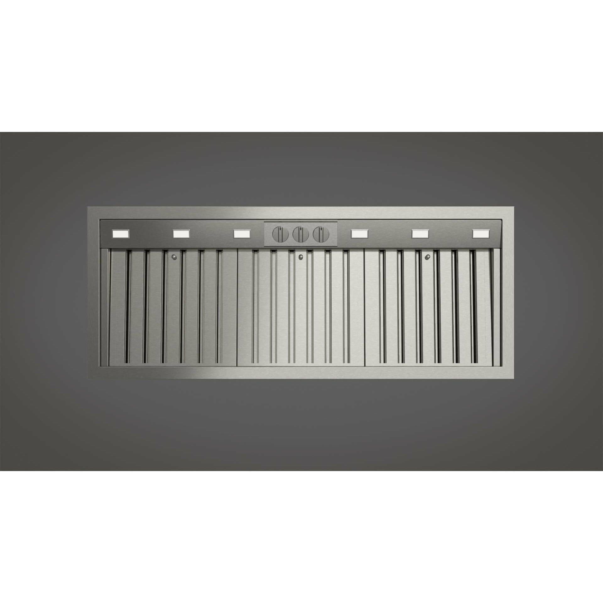 Fulgor Milano 48" Under Cabinet Range Hood with 4 + 4-Speed/1000 CFM Blower, Stainless Steel - F6BP46DS1 I Luxury Appliances Direct