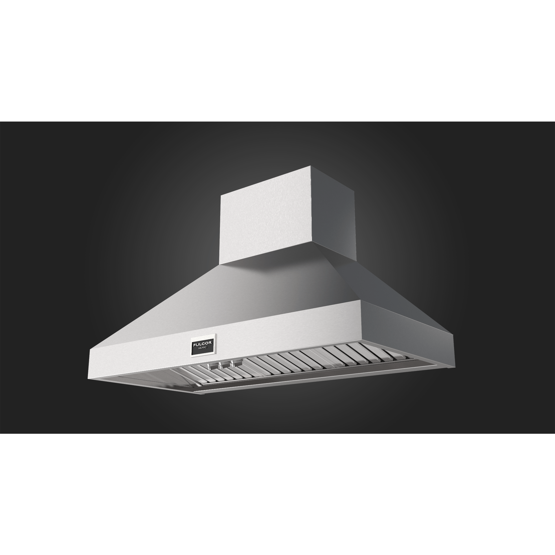 Fulgor Milano 48" Wall Mount Range Hood with 3-Speeds, 1000 CFM Blower Stainless Steel - F6PC48DS1 I Luxury Appliances Direct