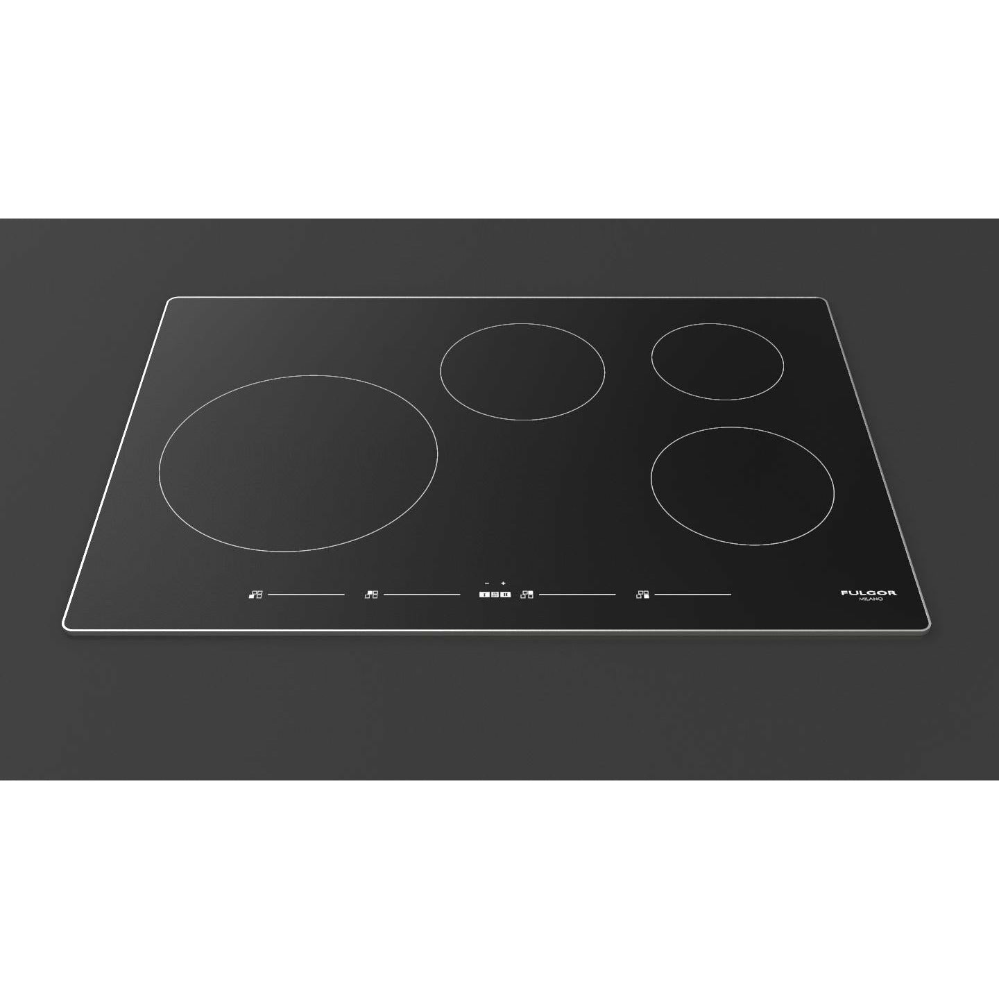 Fulgor Milano Package 30" Electric Wall Oven, 36" French Door Refrigerator, 30" Induction Cooktop, 30" Wall Mount Range Hood and 24" Built-In Dishwasher- F7SP30S1F6FBM36S2 I Luxury Appliances Direct