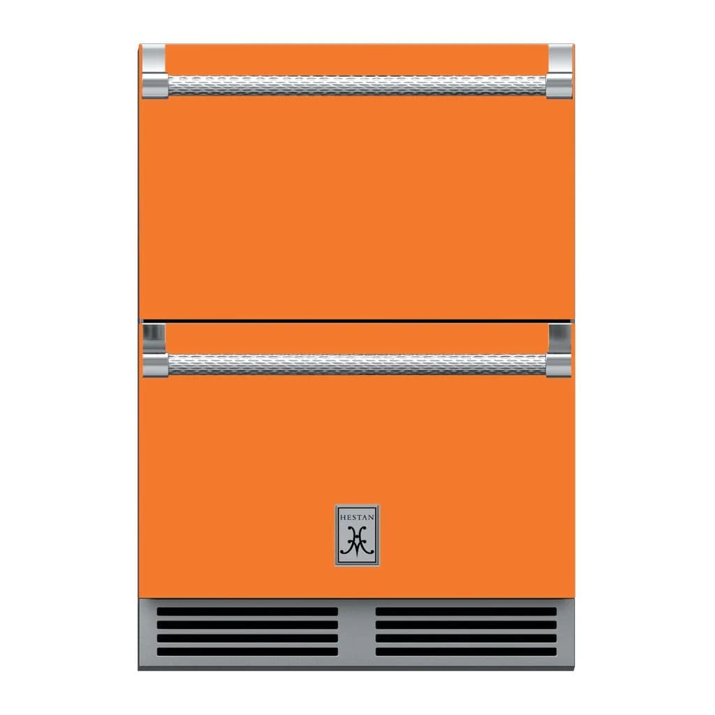 Hestan 24" Undercounter Refrigerator Drawer and Freezer Drawer - GRF Series I Luxury Appliances Direct