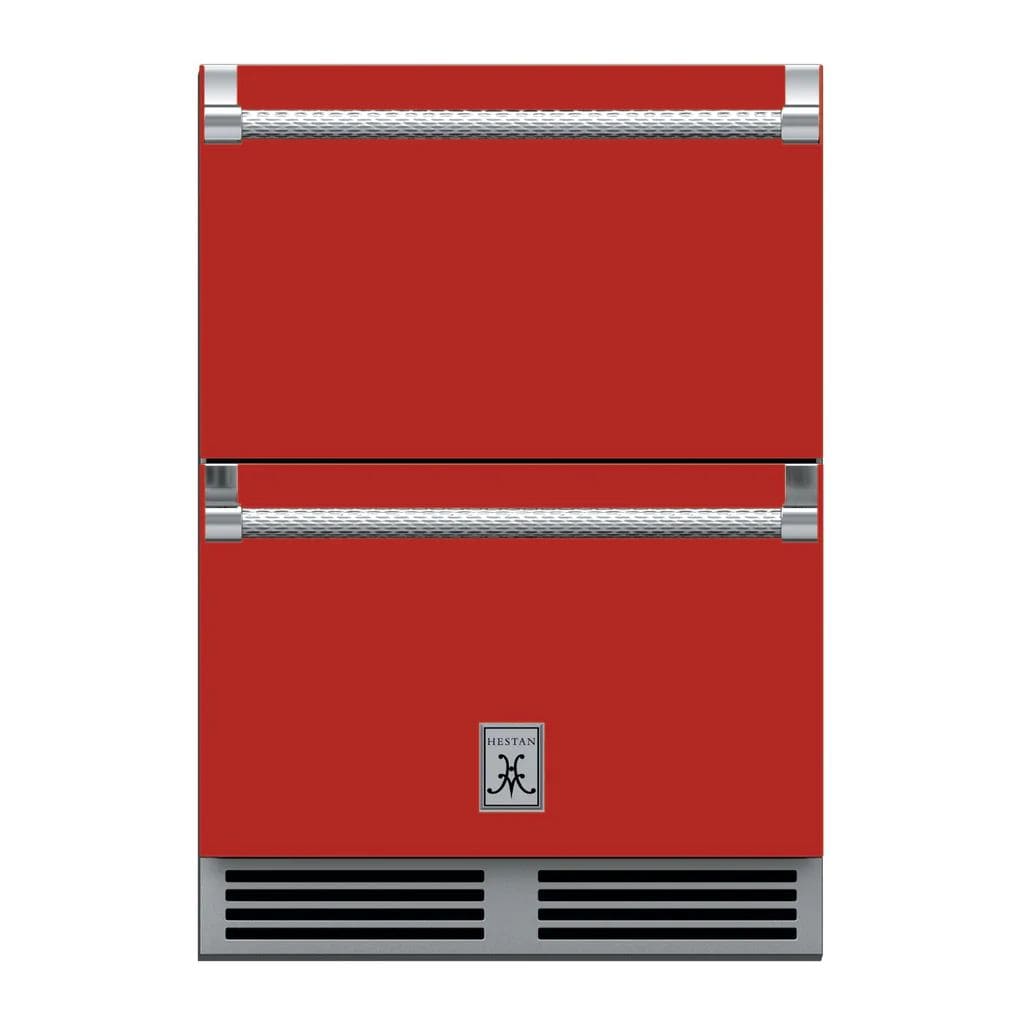 Hestan 24" Undercounter Refrigerator Drawer and Freezer Drawer - GRF Series I Luxury Appliances Direct