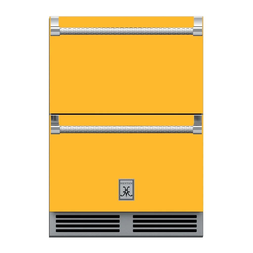 Hestan 24" Undercounter Refrigerator Drawer and Freezer Drawer - GRF Series I Luxury Appliances Direct