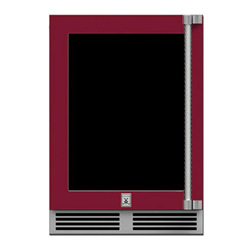 Hestan 24" Undercounter Refrigerator (Glass Door) - GRGR Series I Luxury Appliances Direct