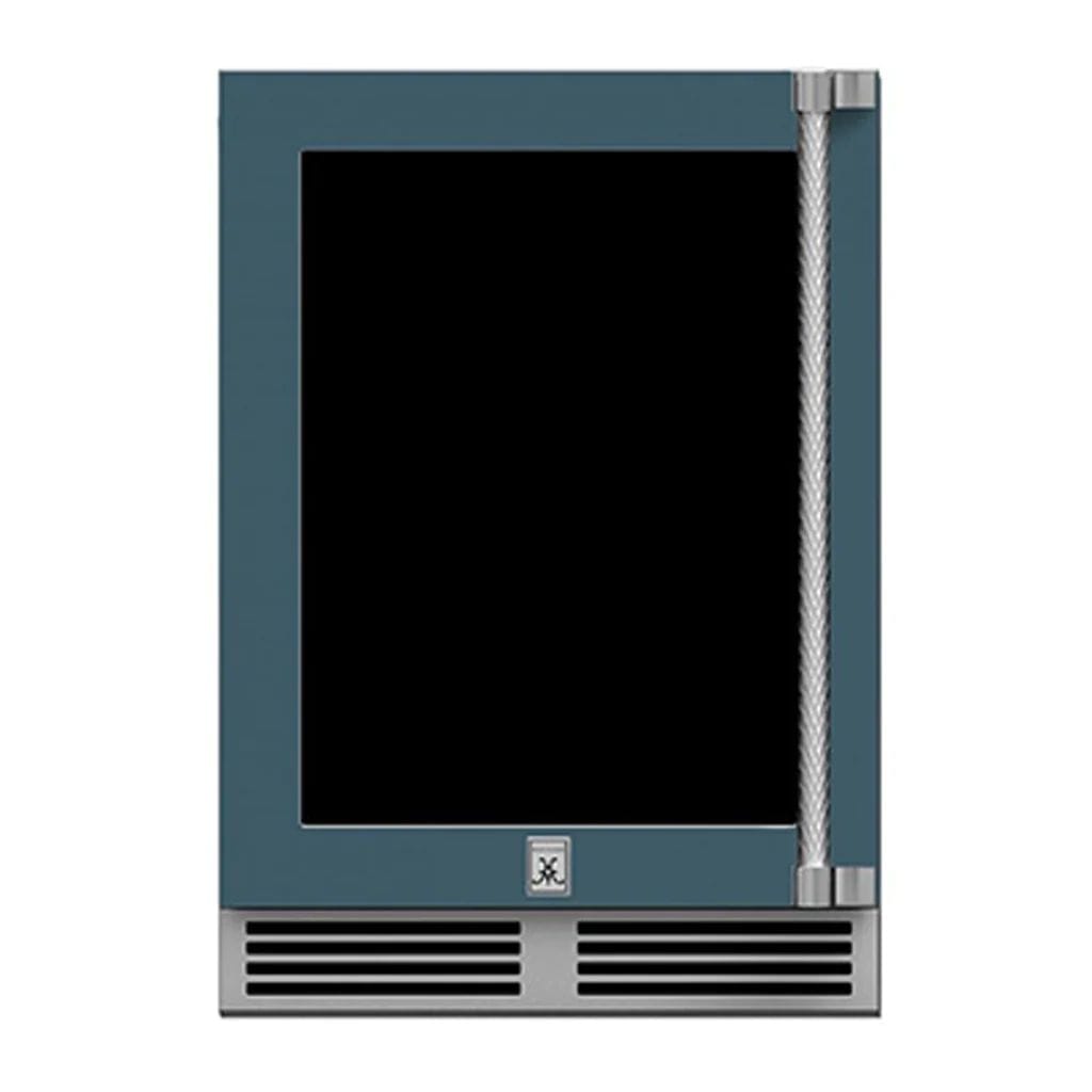 Hestan 24" Undercounter Refrigerator (Glass Door) - GRGR Series I Luxury Appliances Direct