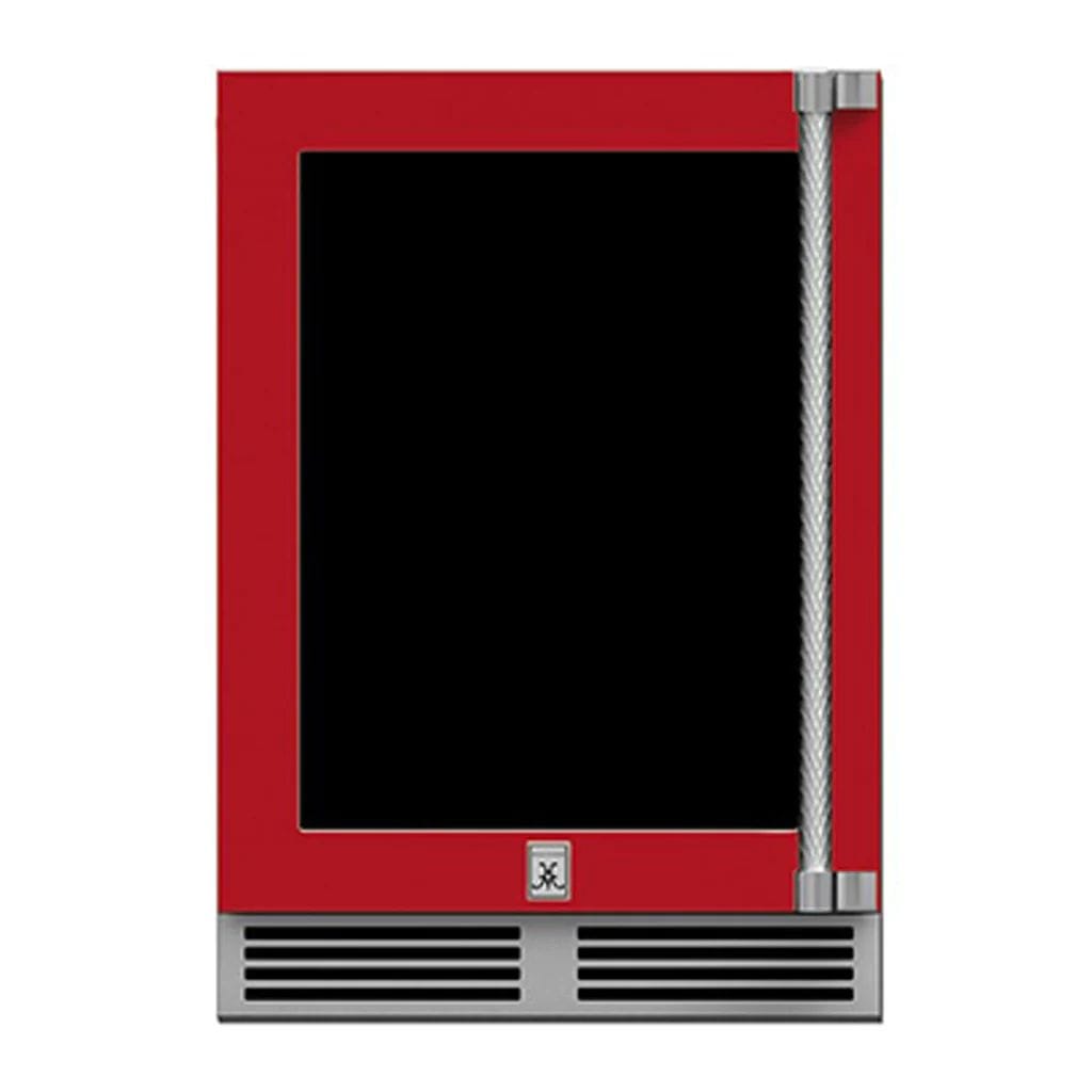 Hestan 24" Undercounter Refrigerator (Glass Door) - GRGR Series I Luxury Appliances Direct