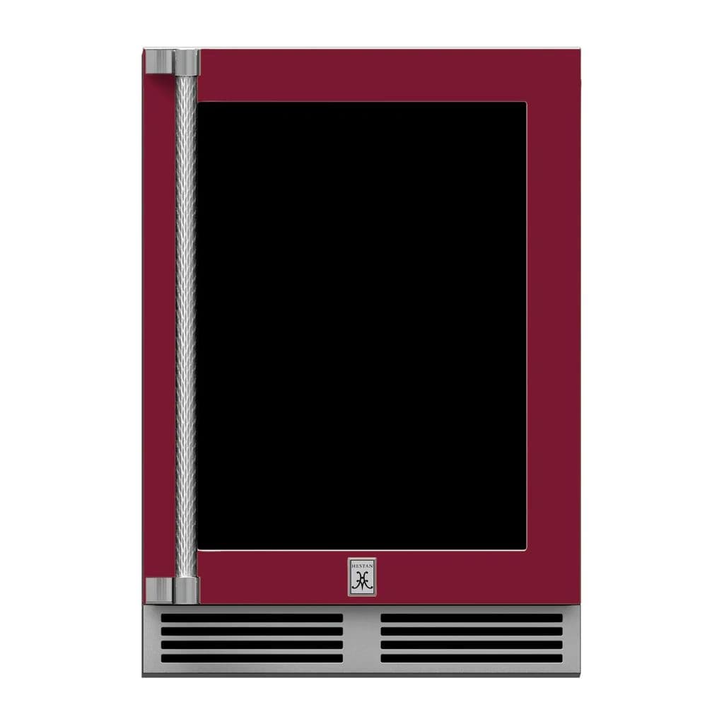 Hestan 24" Undercounter Refrigerator (Glass Door) - GRGR Series I Luxury Appliances Direct