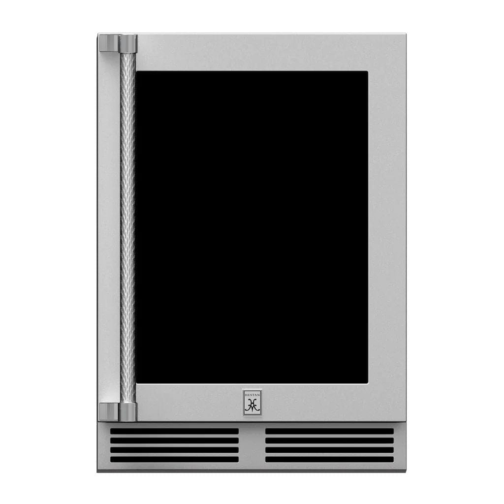 Hestan 24" Undercounter Refrigerator (Glass Door) - GRGR Series I Luxury Appliances Direct