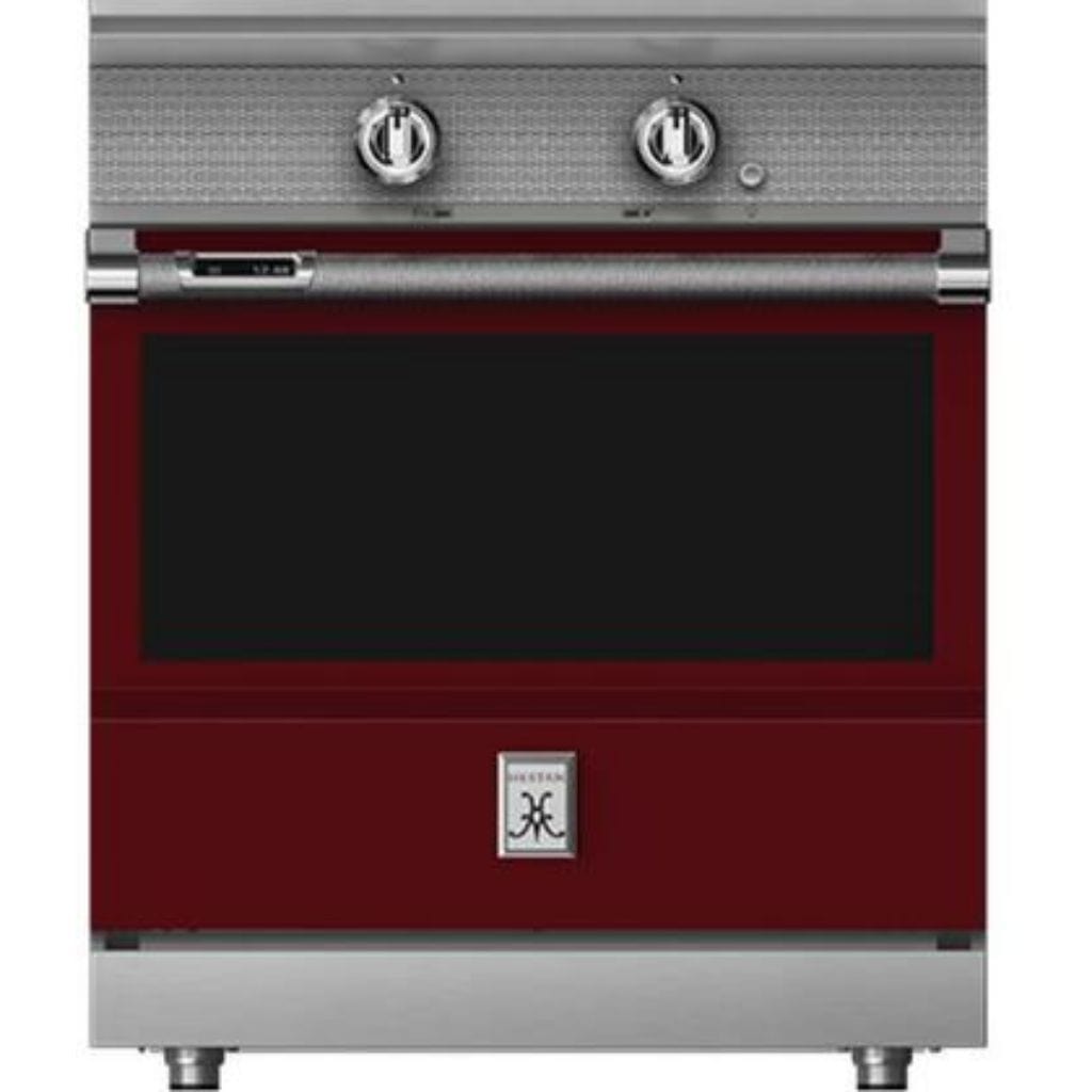 Hestan 30" Freestanding Electric Induction Range with 4 Elements I Luxury Appliances Direct