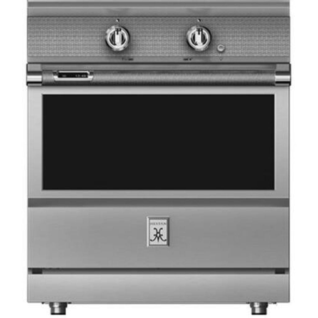 Hestan 30" Freestanding Electric Induction Range with 4 Elements I Luxury Appliances Direct