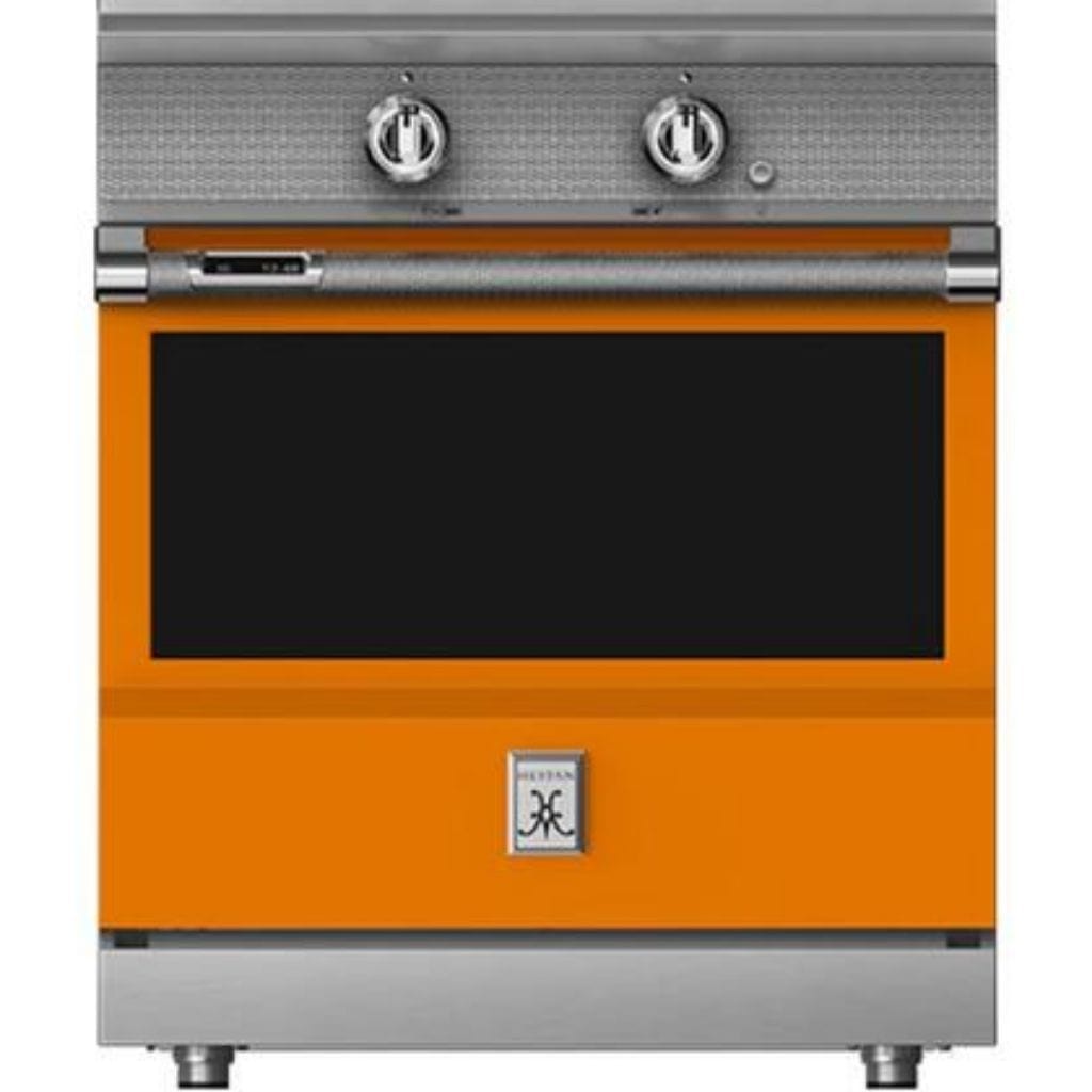 Hestan 30" Freestanding Electric Induction Range with 4 Elements I Luxury Appliances Direct