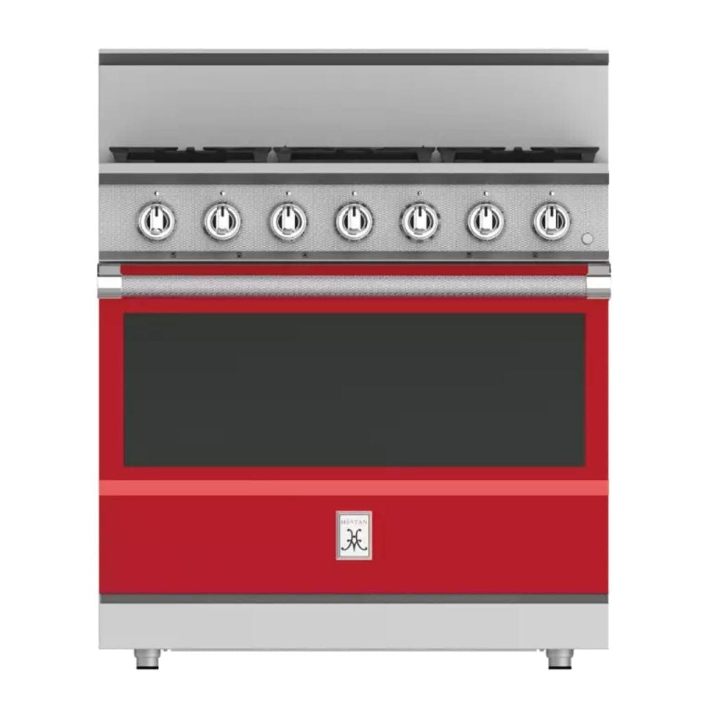Hestan 36" 5-Burner All Gas Range - KRG Series I Luxury Appliances Direct