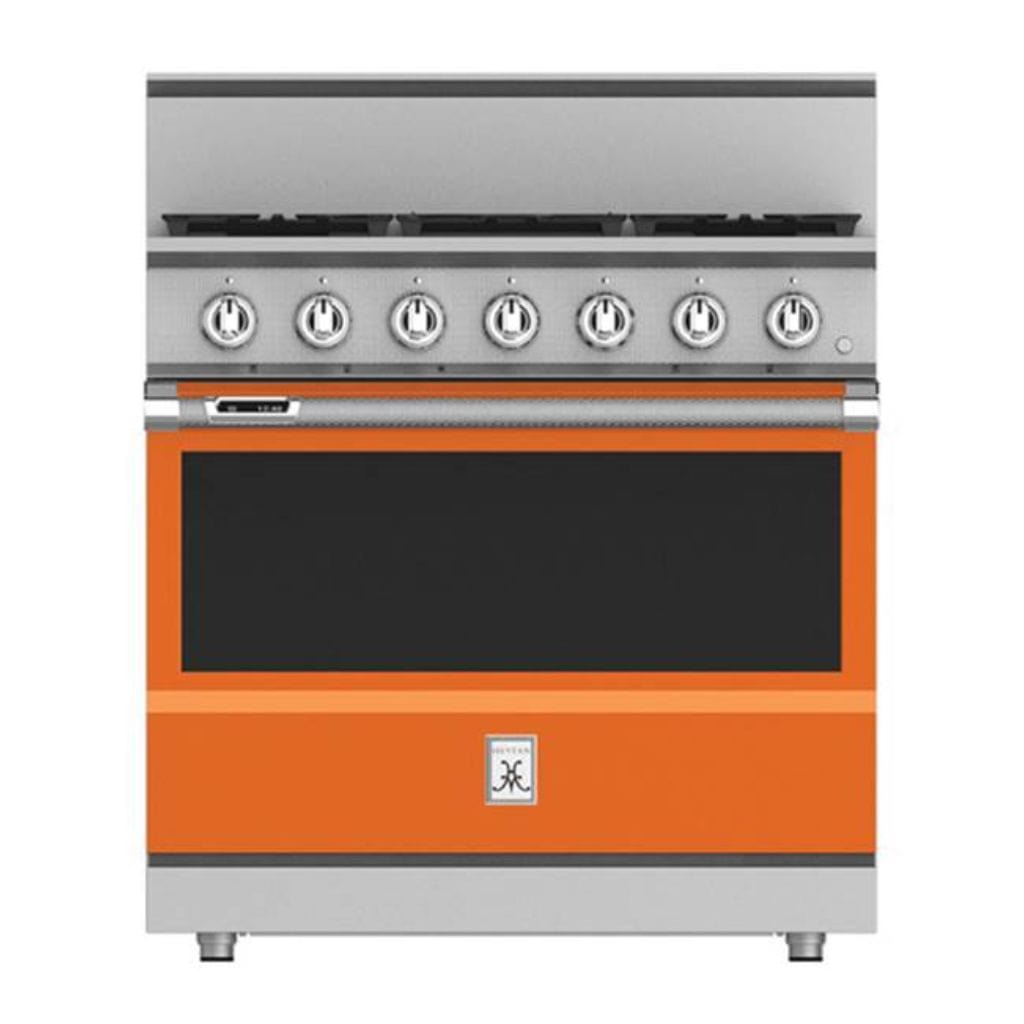 Hestan 36" 5-Burner Smart Gas Range I Luxury Appliances Direct