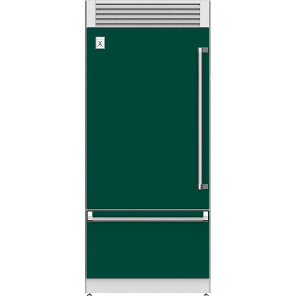 Hestan 36" Pro Style Bottom Mount, Top Compressor Refrigerator - KRP Series I Luxury Appliances Direct