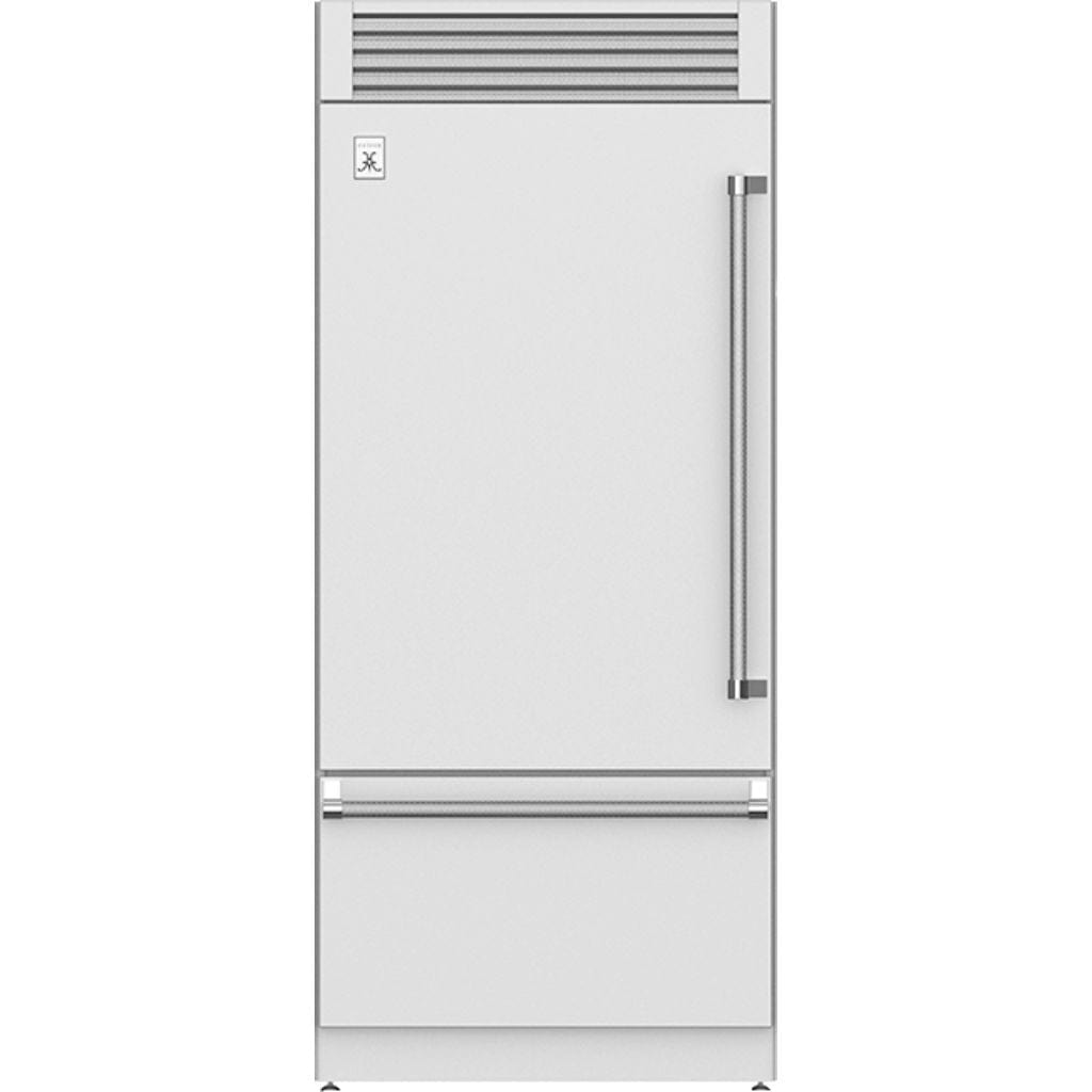 Hestan 36" Pro Style Bottom Mount, Top Compressor Refrigerator - KRP Series I Luxury Appliances Direct