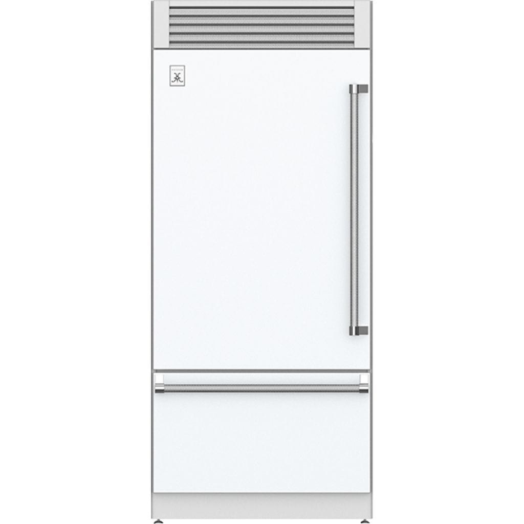 Hestan 36" Pro Style Bottom Mount, Top Compressor Refrigerator - KRP Series I Luxury Appliances Direct