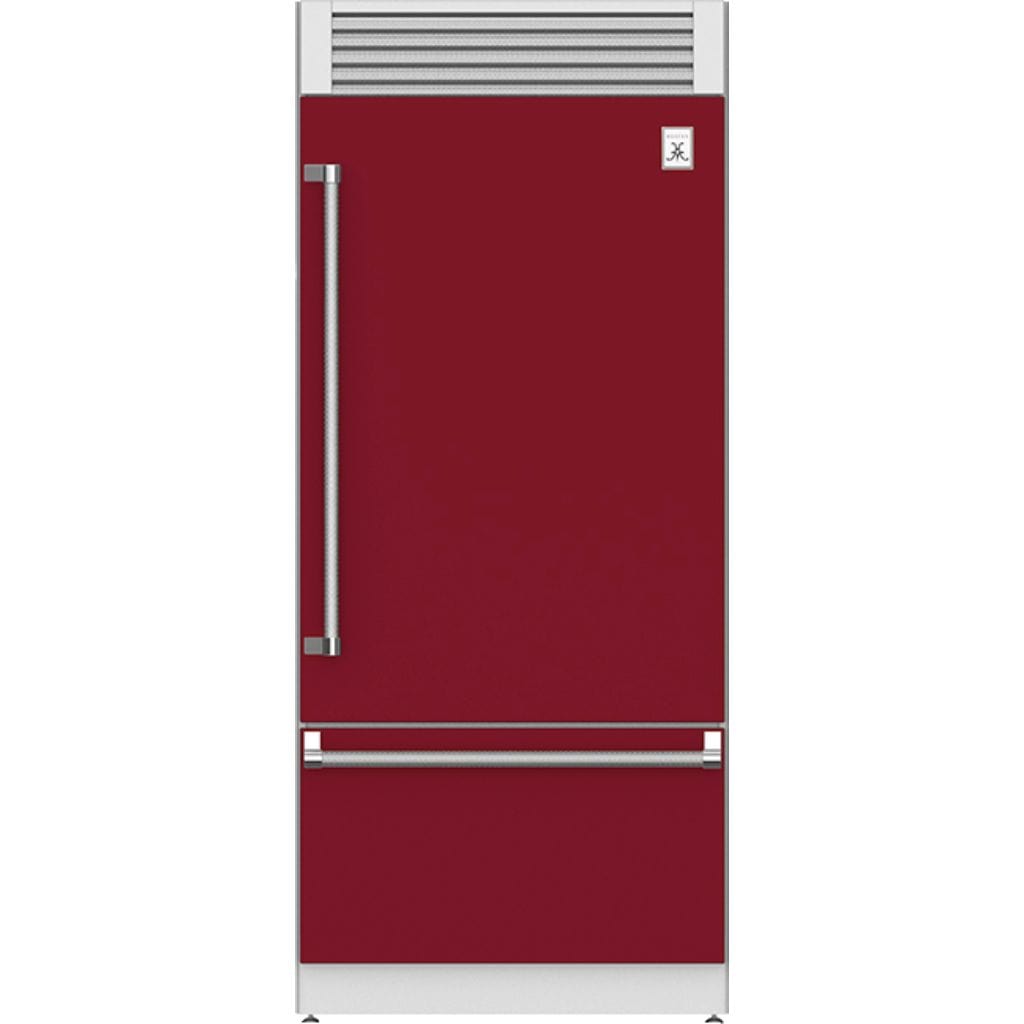 Hestan 36" Pro Style Bottom Mount, Top Compressor Refrigerator - KRP Series I Luxury Appliances Direct