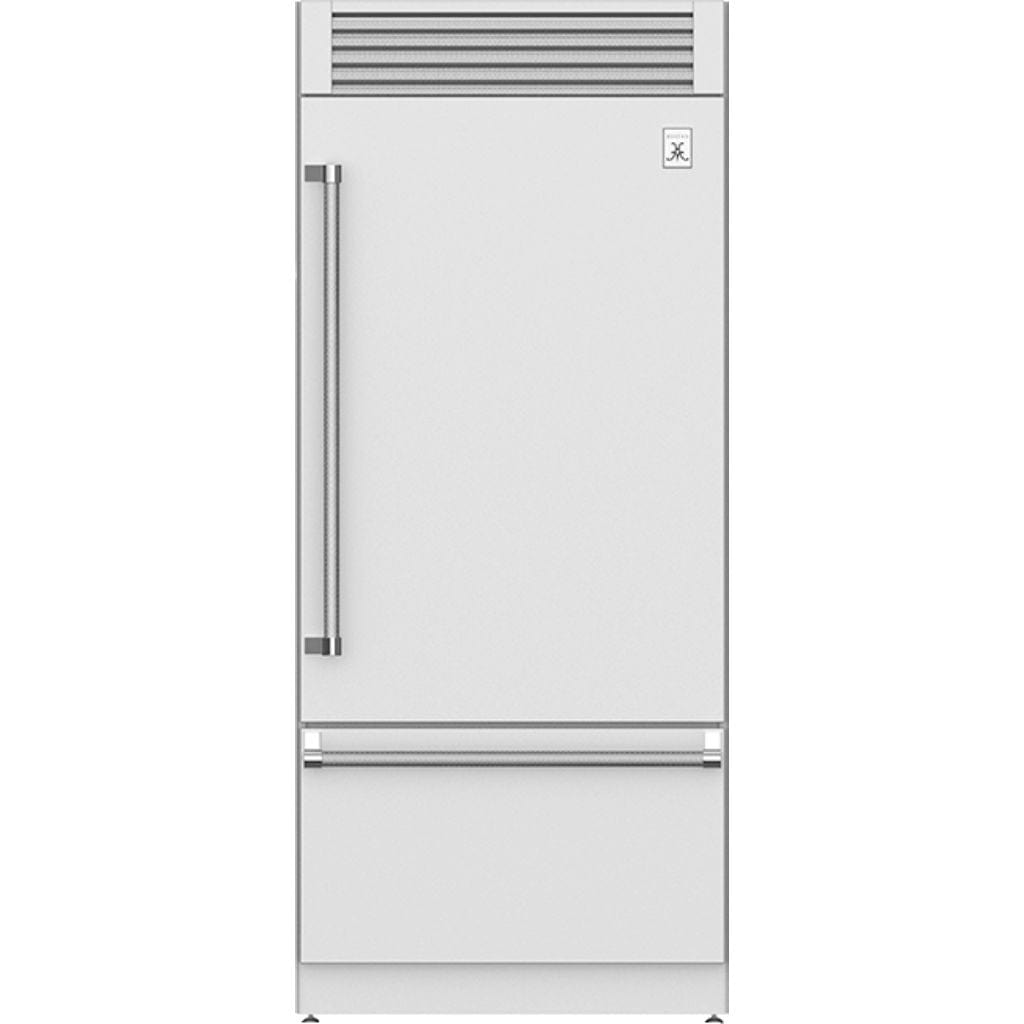 Hestan 36" Pro Style Bottom Mount, Top Compressor Refrigerator - KRP Series I Luxury Appliances Direct