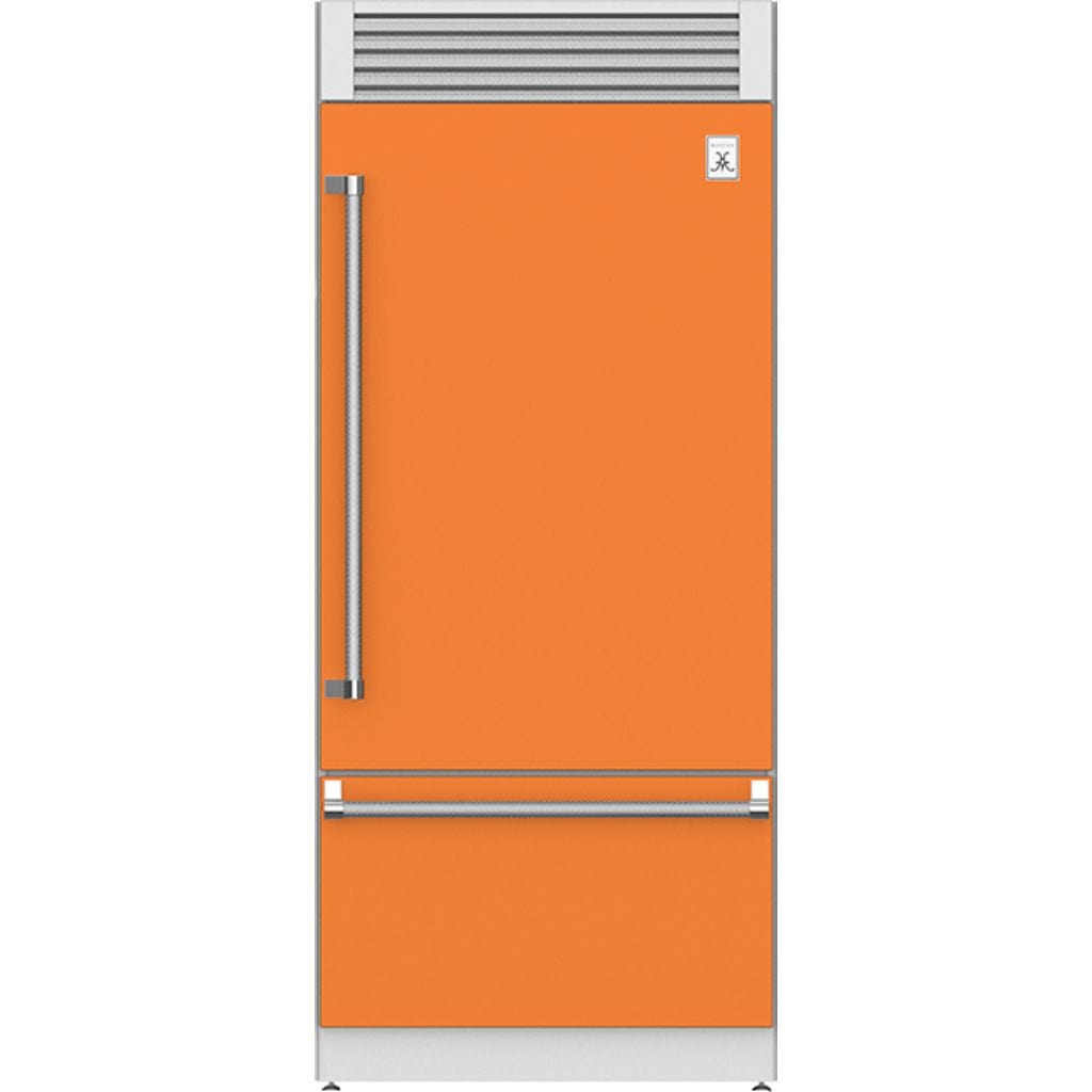 Hestan 36" Pro Style Bottom Mount, Top Compressor Refrigerator - KRP Series I Luxury Appliances Direct