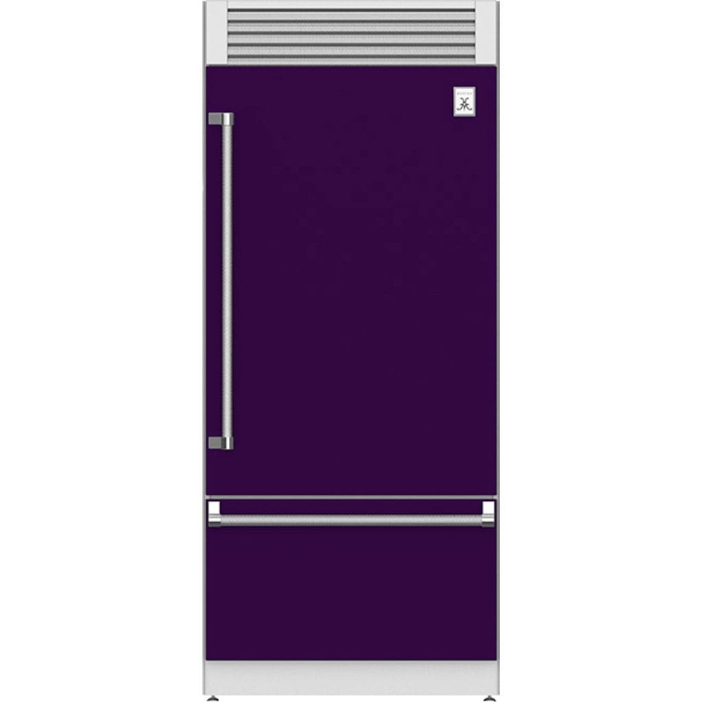 Hestan 36" Pro Style Bottom Mount, Top Compressor Refrigerator - KRP Series I Luxury Appliances Direct