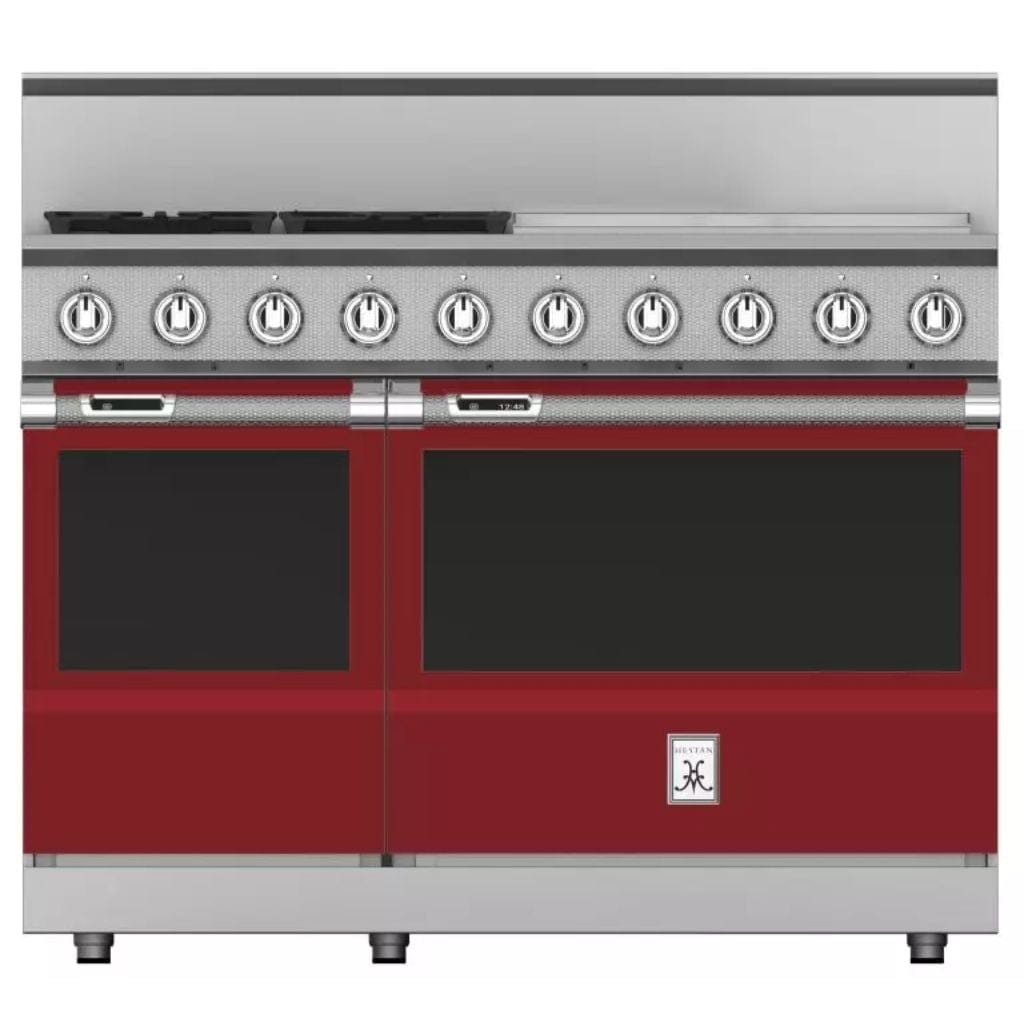 Hestan 48" 4-Burner Dual Fuel Range with 24" Griddle - KRD Series I Luxury Appliances Direct