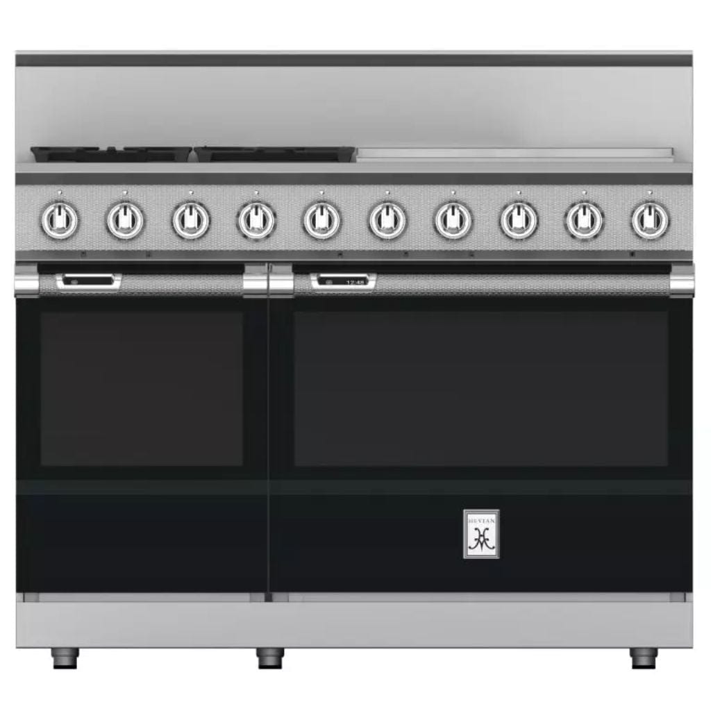 Hestan 48" 4-Burner Dual Fuel Range with 24" Griddle - KRD Series I Luxury Appliances Direct