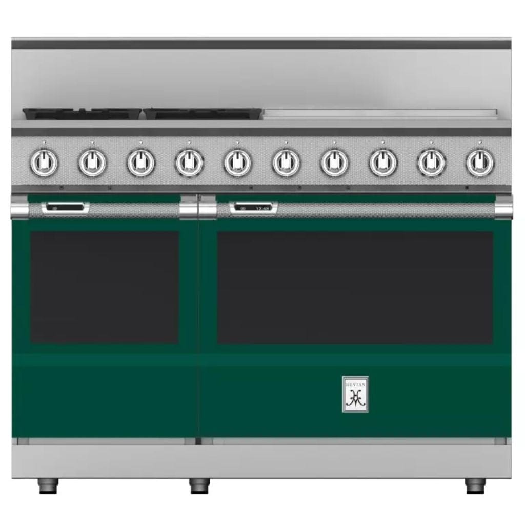 Hestan 48" 4-Burner Dual Fuel Range with 24" Griddle - KRD Series I Luxury Appliances Direct