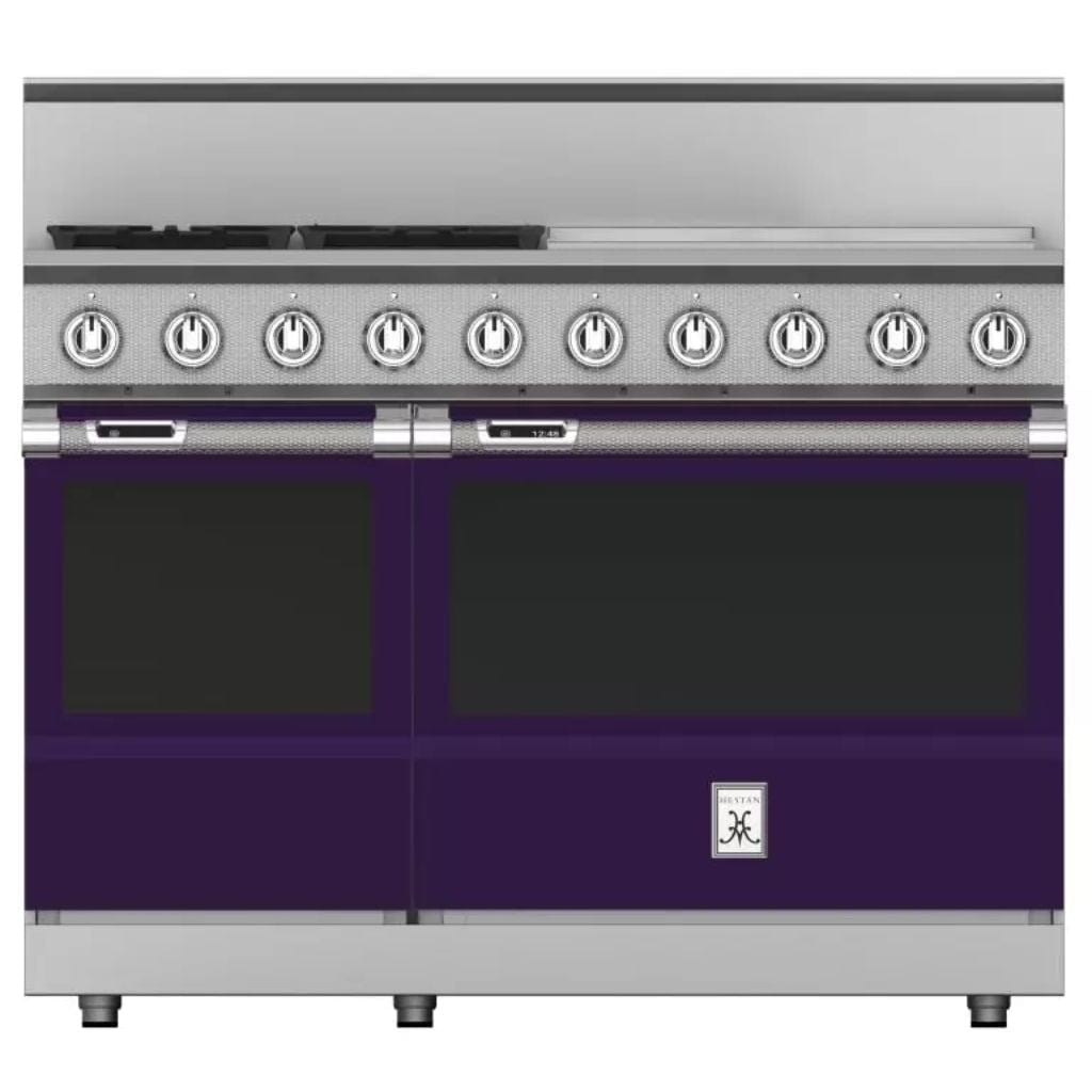 Hestan 48" 4-Burner Dual Fuel Range with 24" Griddle - KRD Series I Luxury Appliances Direct