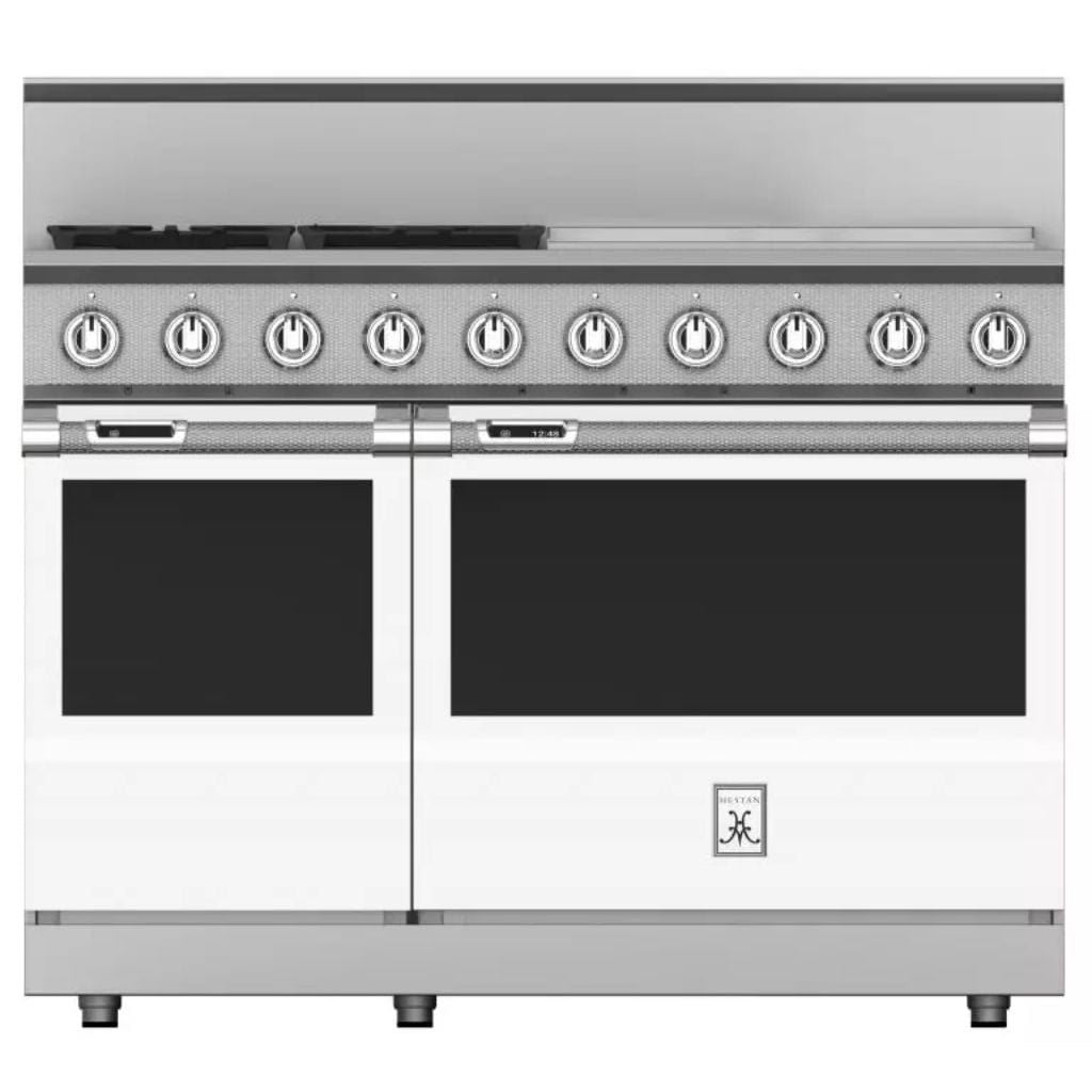 Hestan 48" 4-Burner Dual Fuel Range with 24" Griddle - KRD Series I Luxury Appliances Direct