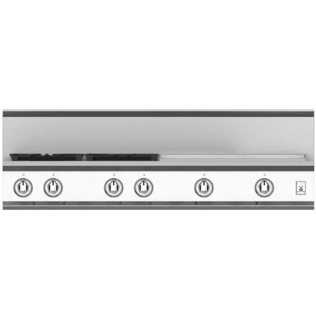 Hestan 48" 4-Burner Rangetop with 24" Griddle - KRT Series I Luxury Appliances Direct