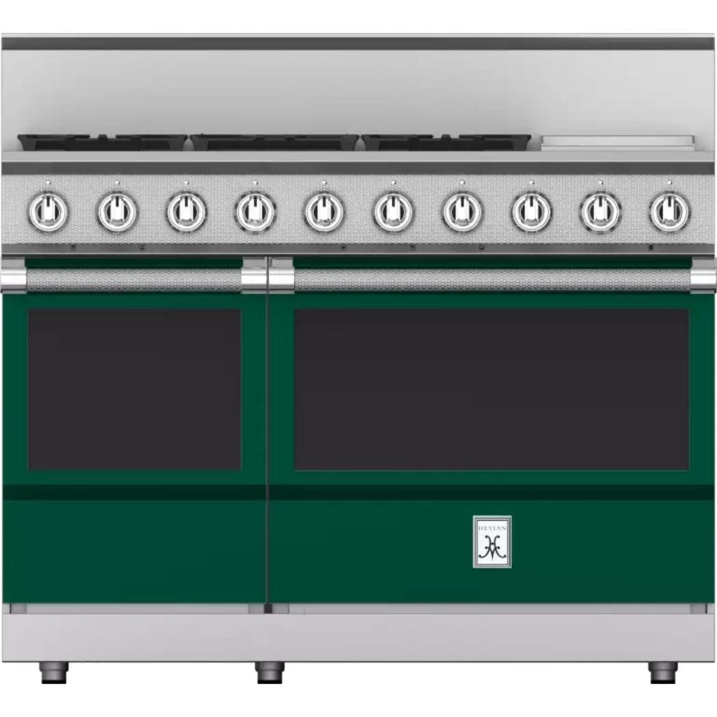 Hestan 48" 5-Burner Dual Fuel Range with 12" Griddle - KRD Series I Luxury Appliances Direct