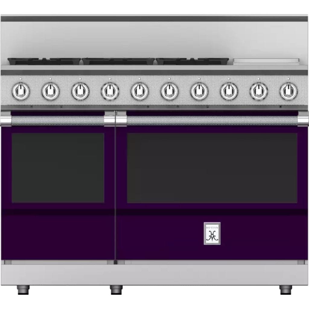 Hestan 48" 5-Burner Dual Fuel Range with 12" Griddle - KRD Series I Luxury Appliances Direct