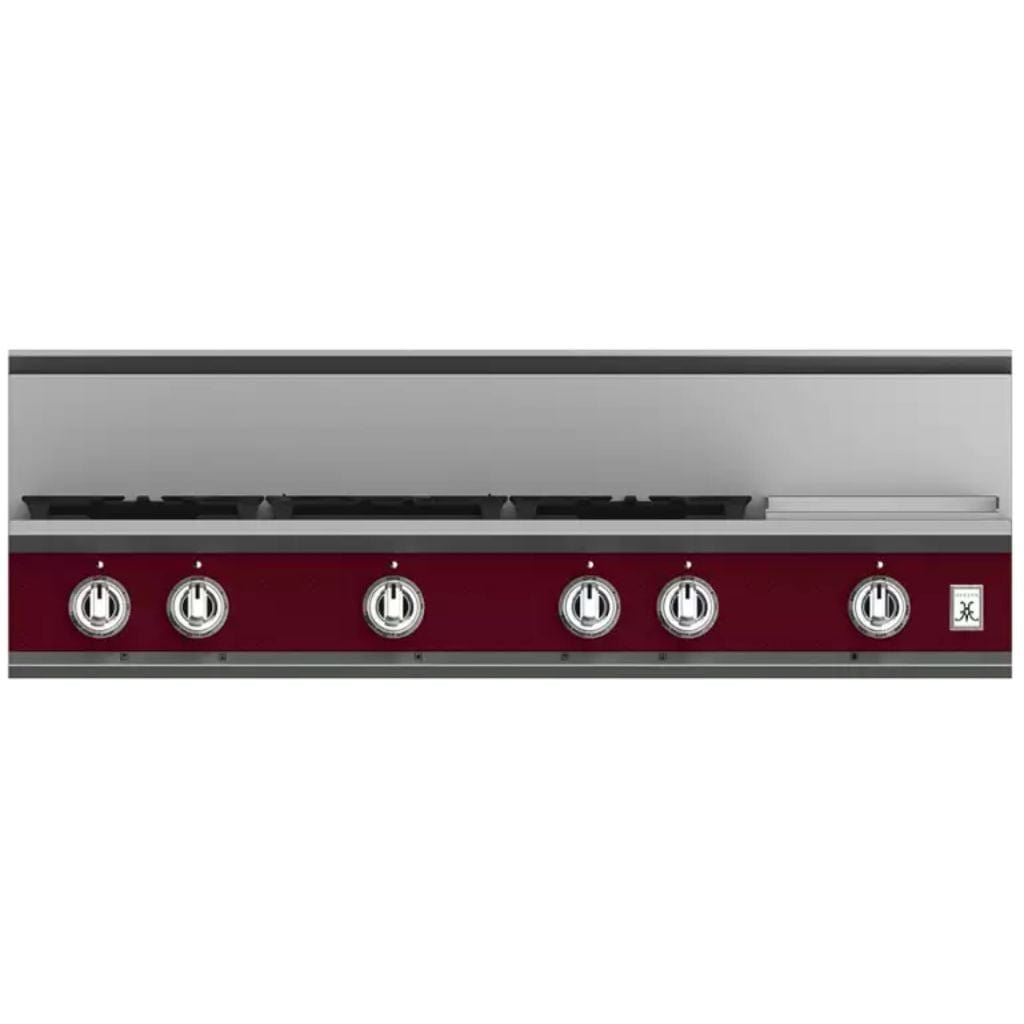 Hestan 48" 5-Burner Rangetop with 12" Griddle - KRT Series I Luxury Appliances Direct