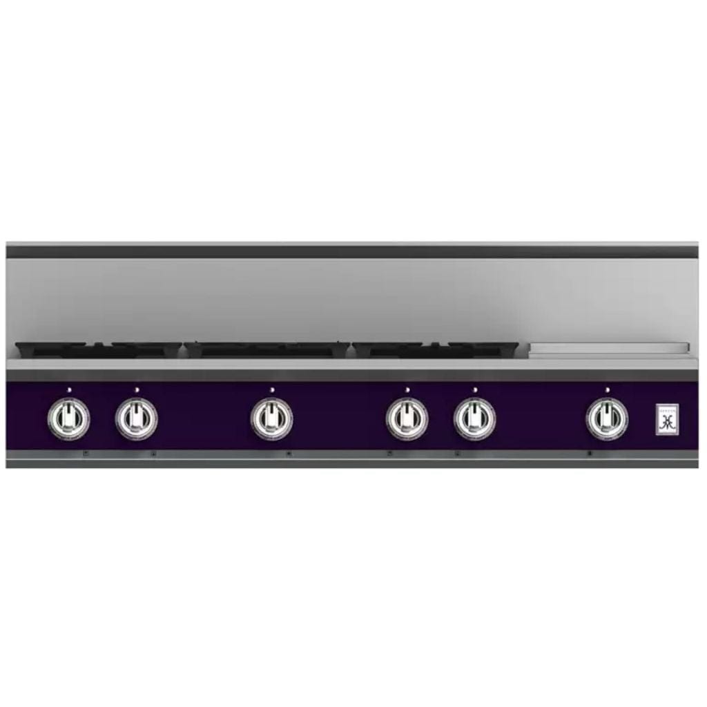 Hestan 48" 5-Burner Rangetop with 12" Griddle - KRT Series I Luxury Appliances Direct
