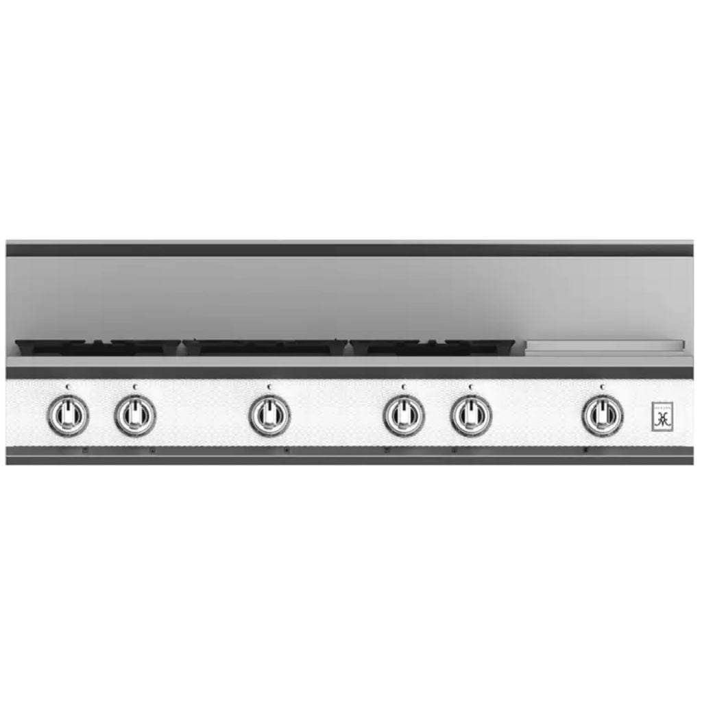 Hestan 48" 5-Burner Rangetop with 12" Griddle - KRT Series I Luxury Appliances Direct