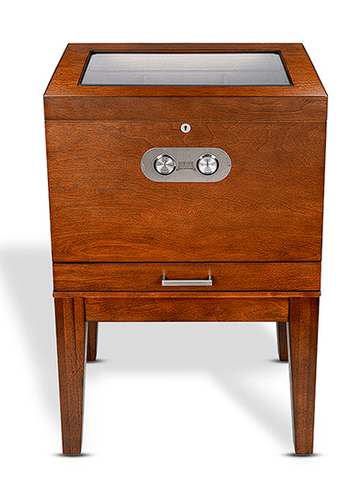 Humidor Supreme Baltazar End Table Humidor HS-510WAL I Luxury Appliances Direct