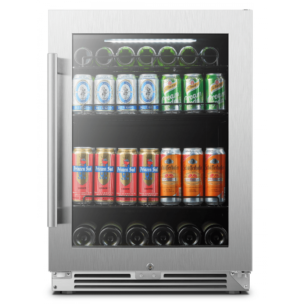 Lanbo 118 Cans Stainless Steel Beverage Coolers LP54BC I Luxury Appliances Direct
