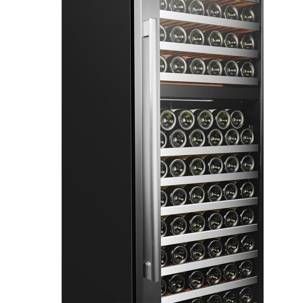 Lanbo 153 Bottles Dual Zone Stainless Steel Wine Coolers LP168D I Luxury Appliances Direct