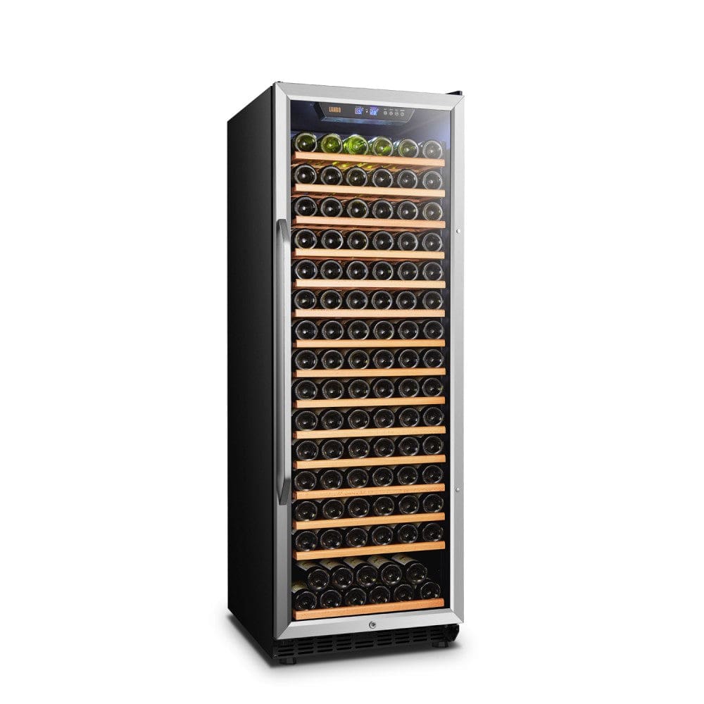 Lanbo 171 Bottles Single Zone Stainless Steel Wine Coolers LW177S I Luxury Appliances Direct