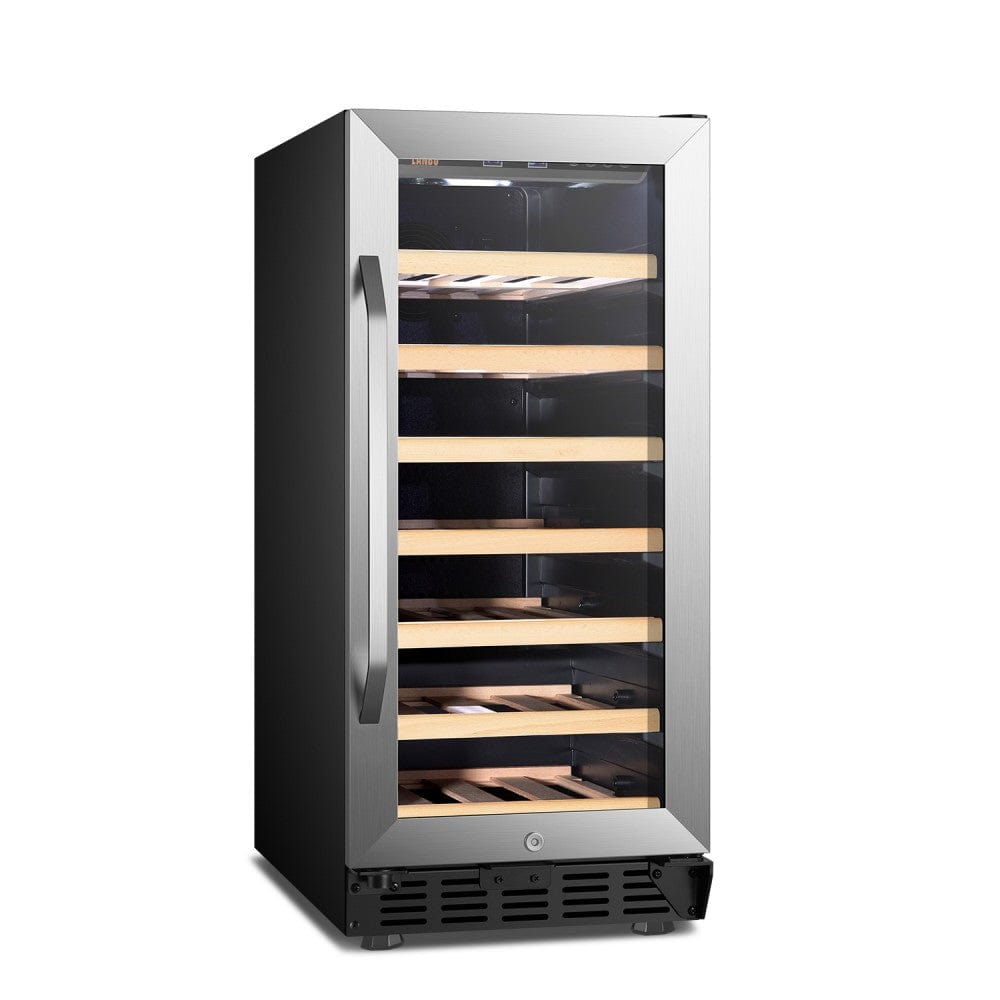 Lanbo 33 Bottle Single Zone Wine Coolers LW33S I Luxury Appliances Direct
