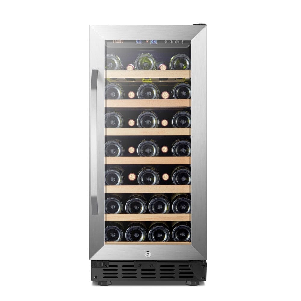 Lanbo 33 Bottle Single Zone Wine Coolers LW33S I Luxury Appliances Direct