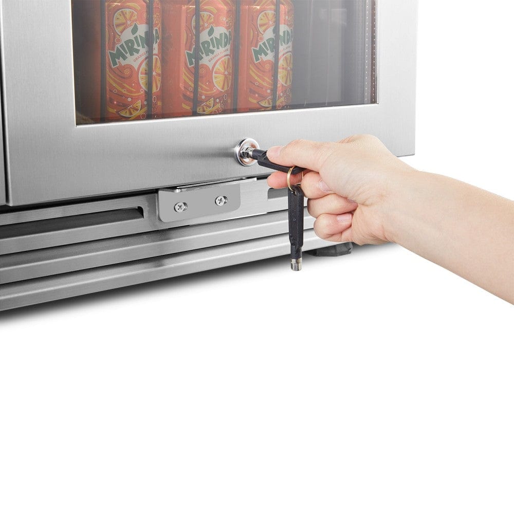 Lanbo Pro 30" Dual Zone Stainless Steel Wine and Beverage Coolers LP66B I Luxury Appliances Direct