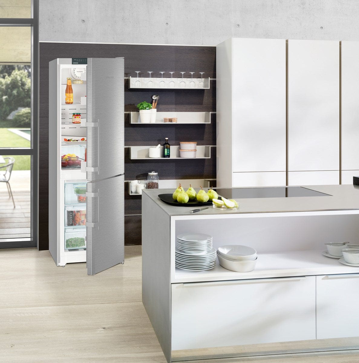 Liebherr 24" CS 1210 Freestanding Smart Steel All-in Fridge-Freezer I Luxury Appliances Direct