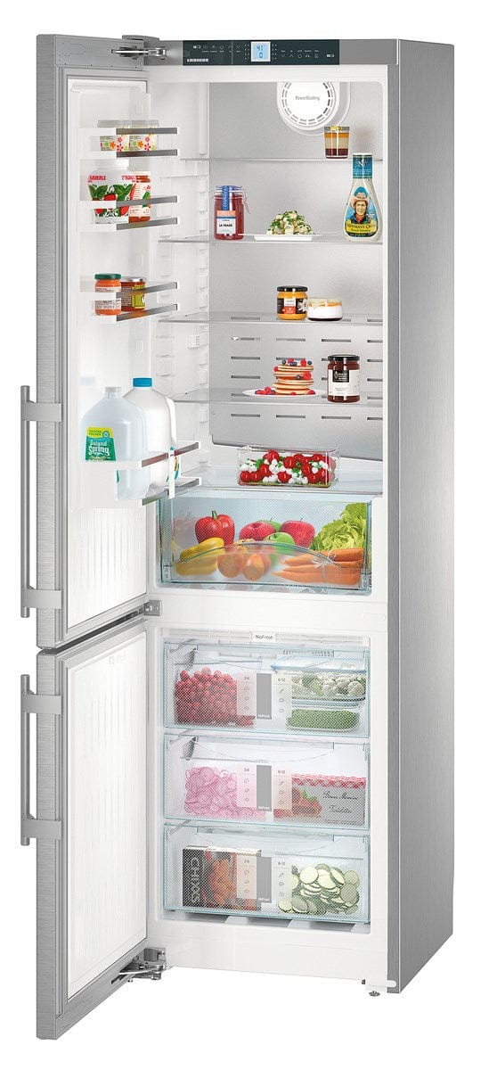 Liebherr 24" Freestanding Stainless Steel Double Door Fridge-Freezer CS 1321 I Luxury Appliances Direct