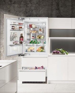 Liebherr 30" Left Hinge Integrated Bottom Freezer HCB 1591G I Luxury Appliances Direct