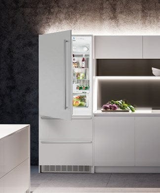 Liebherr 30" Left Hinge Integrated Bottom Freezer HCB 1591G I Luxury Appliances Direct