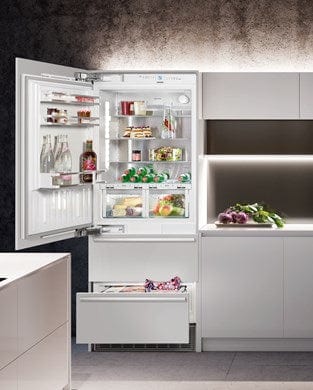 Liebherr 30" Left Hinge Integrated Bottom Freezer HCB 1591G I Luxury Appliances Direct